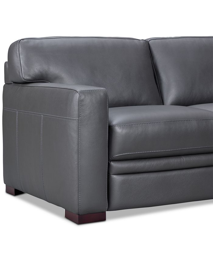 Furniture CLOSEOUT! Avenell 3Pc. Leather Pit Sectional with Sofa