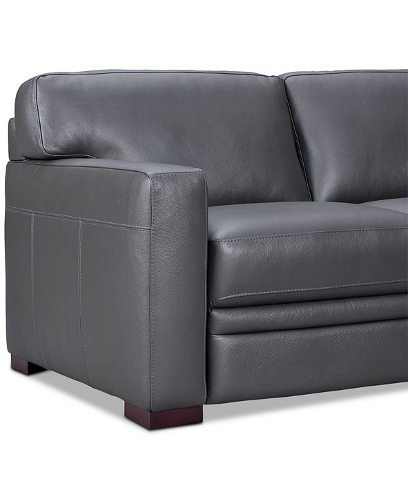 Furniture Avenell 2Pc. Leather "L"Shaped Sectional Sofa, Created for