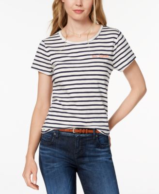 Maison Jules - Embroidered Au Revoir T-Shirt