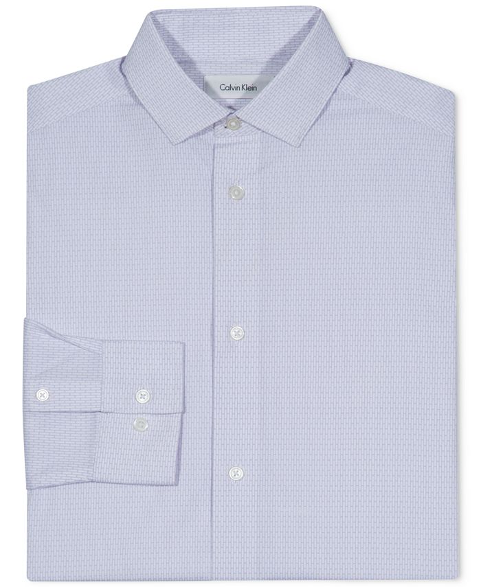 Calvin Klein Printed Button-Front Dress Shirt, Big Boys - Macy's