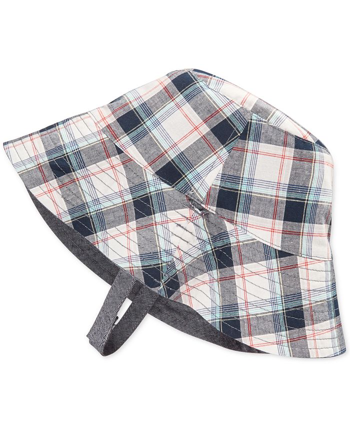 First Impressions Reversible Chambray Bucket Hat, Baby Boys, Created ...