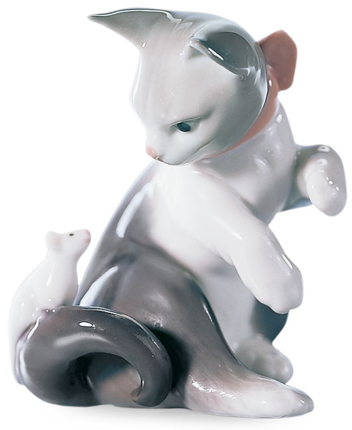 Lladró - Cat and Mouse Figurine