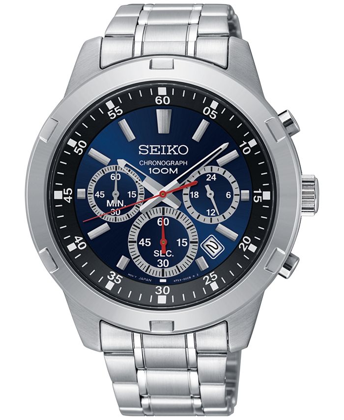 Seiko LIMITED EDITION Men's Chronograph Special Value Stainless Steel ...