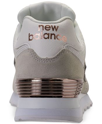New Balance Women's 574 Gold Casual Sneakers from Finish Line Macy's