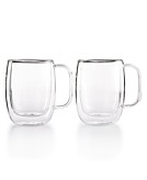 J.A. Henckels Zwilling Sorrento Double Wall Coffee Mugs, Set of 2