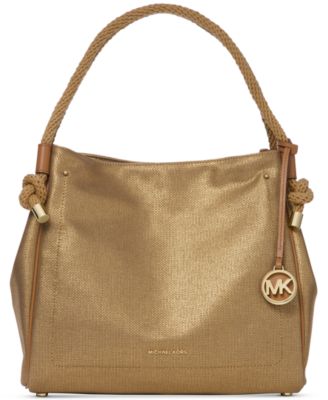 mk gold handbag