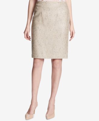 Calvin Klein - Tweed Pencil Skirt
