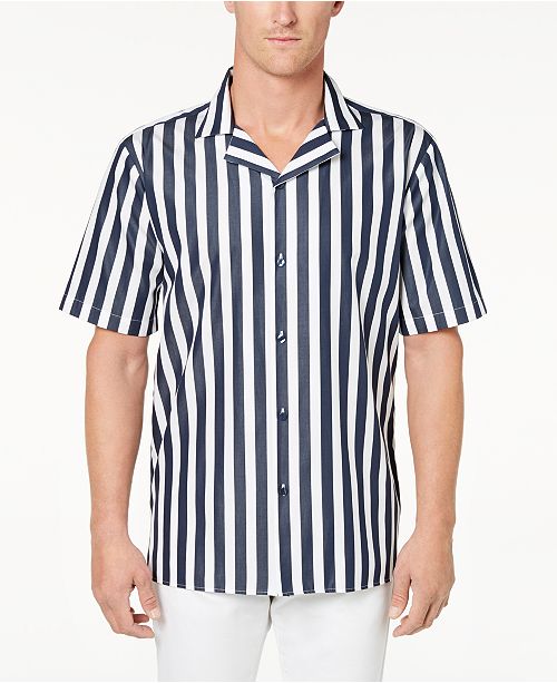 Calvin Klein Men S Striped Shirt Reviews Casual Button Down