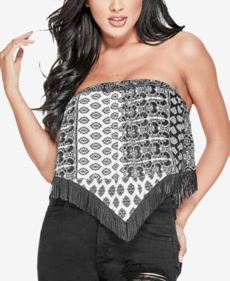 GUESS - Fringed Bandeau Top