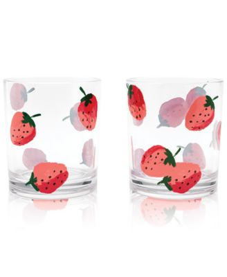 kate spade new york - Strawberries Drinkware, Set of 2