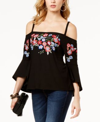 macys cold shoulder tops