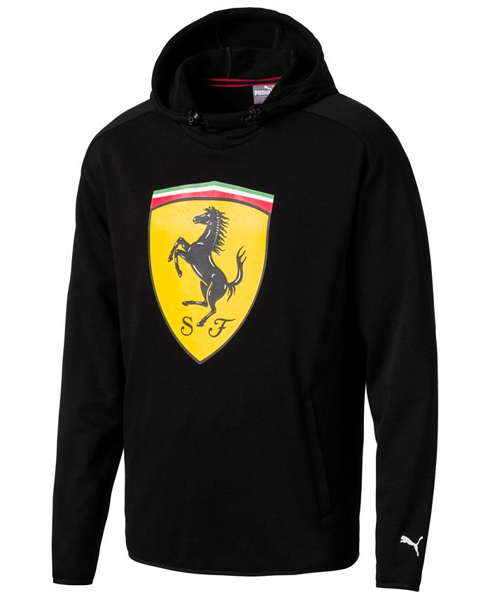 Puma Men's Ferrari Big Shield French Terry Hoodie & Reviews - Hoodies ...