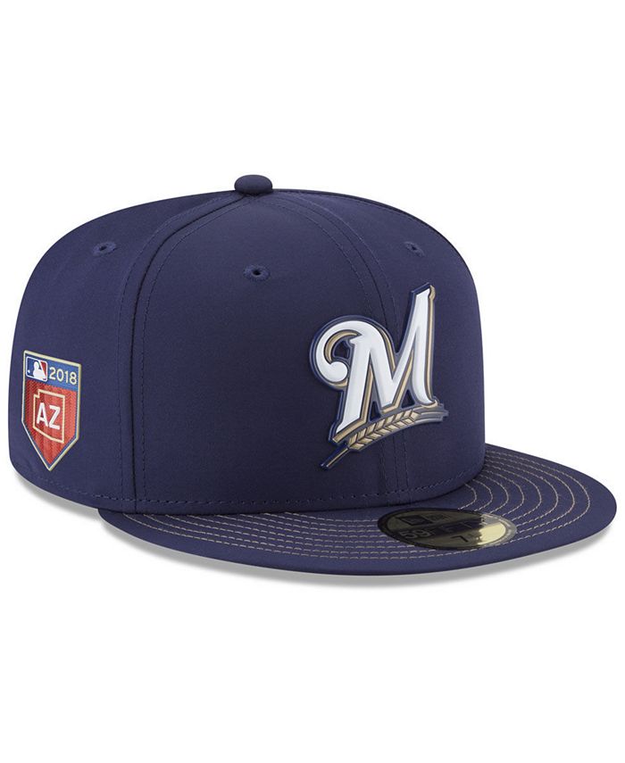 New Era Milwaukee Brewers Spring Training Pro Light 59Fifty Fitted Cap ...