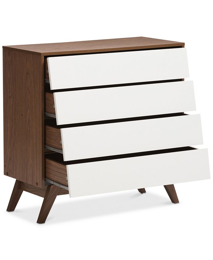 Furniture Hildon 4Drawer Chest Macy's