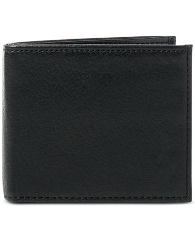 Polo Ralph Lauren Men's Wallet, Pebbled Bifold Wallet - All Accessories ...