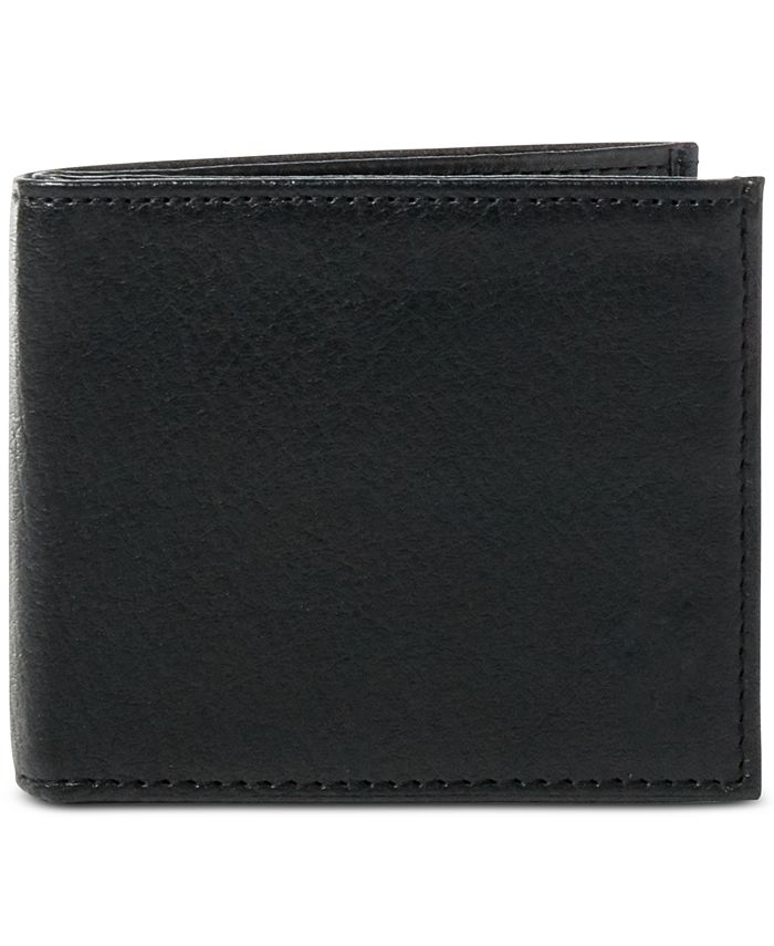 Polo Ralph Lauren Men's Wallet, Pebbled Bifold Wallet - Macy's