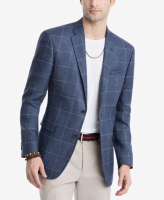 tommy hilfiger linen blazer