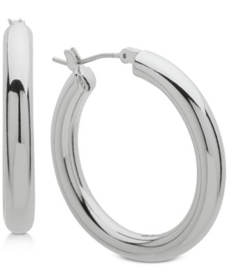 DKNY - Thick Hoop Earrings