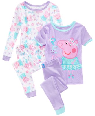 Peppa Pig Cotton Pajama Set, Toddler Girls Macy's