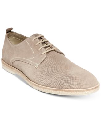 Steve Madden - Men's Electro Perforated Suede Oxfords