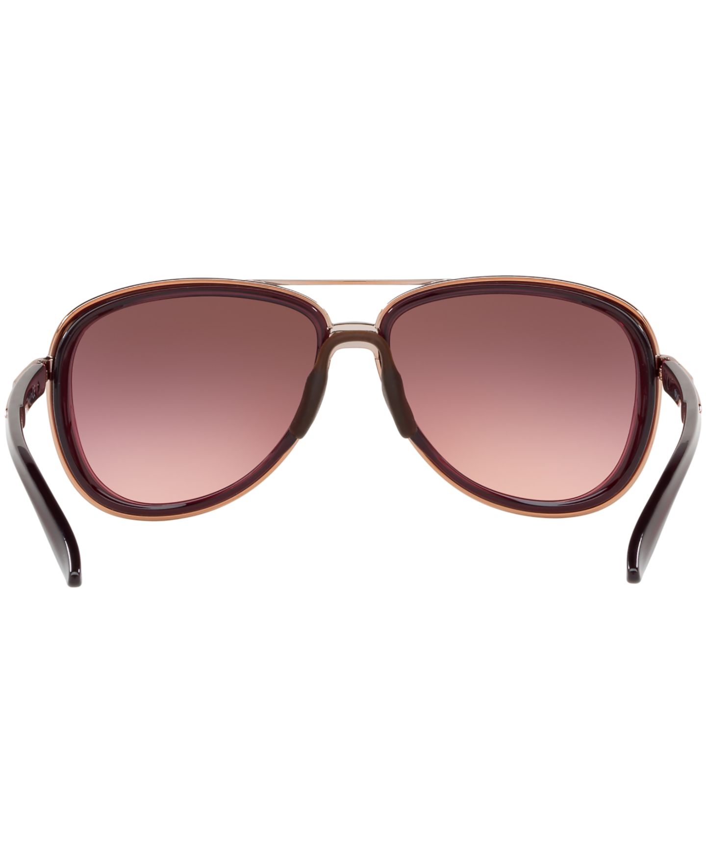 Женские солнцезащитные очки Oakley Sunglasses, Split Time OO4129, цвет: Чёрный градиентный / Красный — фото 5