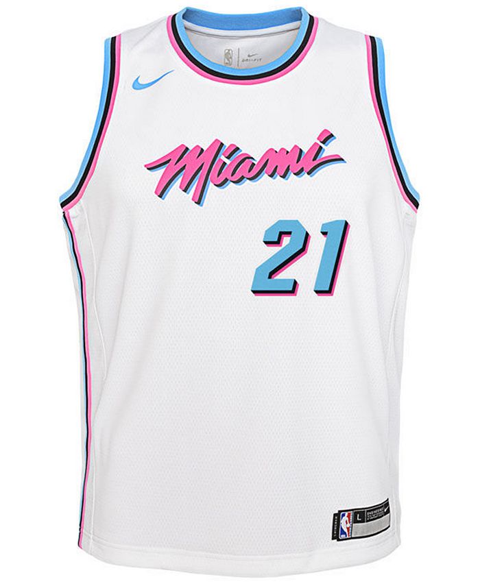 Nike Hassan Whiteside Miami Heat White Swingman Jersey - City Edition Size: 3XL
