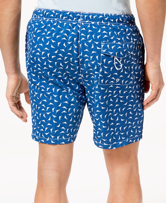 Tommy Bahama Men's MarlinPrint 6" Swim Trunks Macy's