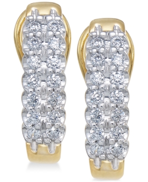 image of Diamond Hoop Earrings (1/2 ct. t.w.)