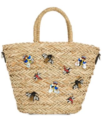 steve madden straw bag