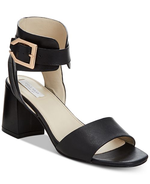 Cole Haan Avani Block Heel Sandals Created For Macy S Reviews
