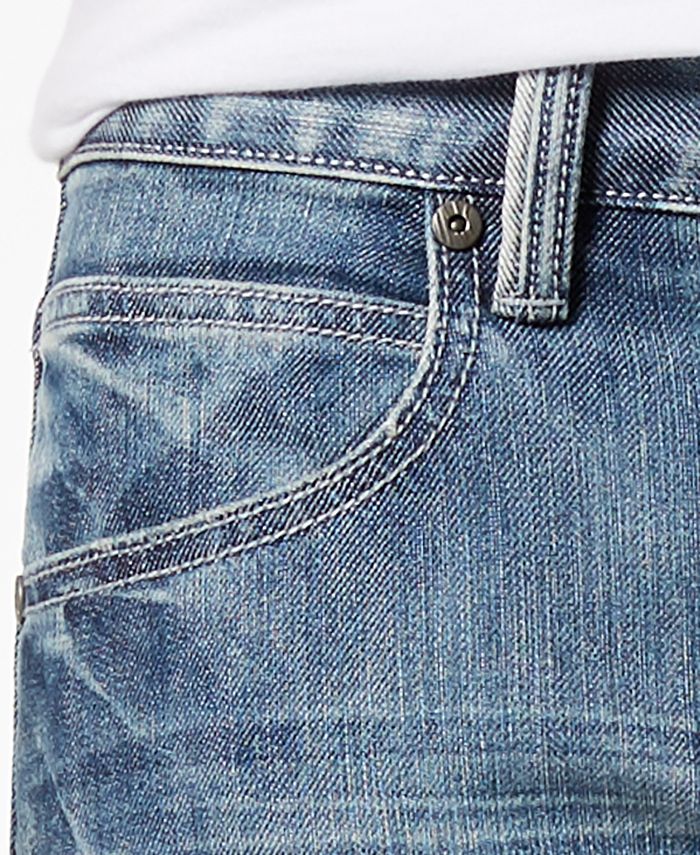 INC International Concepts I.N.C. Men's Slim Straight Ripped Star-Cuff ...