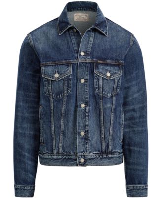 polo jean jacket men's