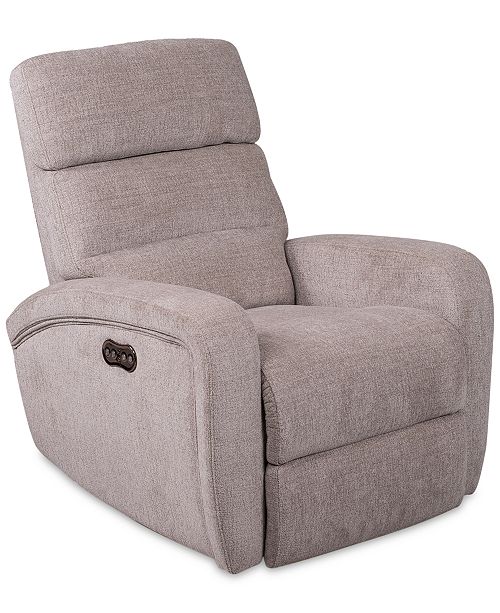 Furniture Stellarae Fabric Power Recliner With Power Headrest And