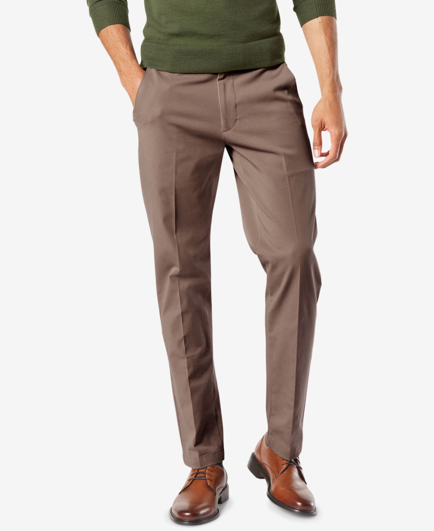 Men's Workday Smart 360 Flex Slim-Fit Khaki Stretch Pants