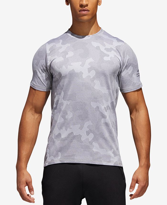 adidas Men's Hype ClimaLite® Camo-Print T-Shirt - Macy's