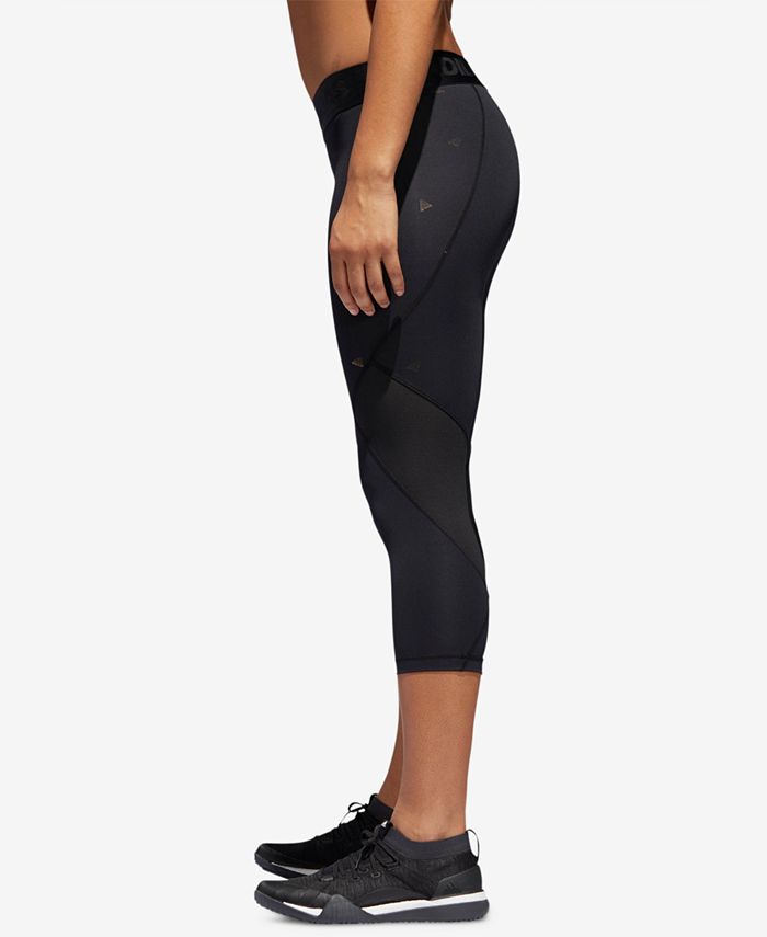 adidas Compression Cropped Leggings - Macy's