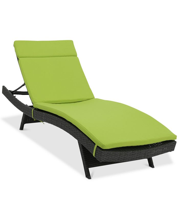 Noble House - Taylor Outdoor Chaise Lounge, Quick Ship