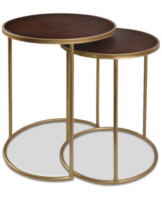 StyleCraft - Mahogany Bay Nesting Table, Quick Ship