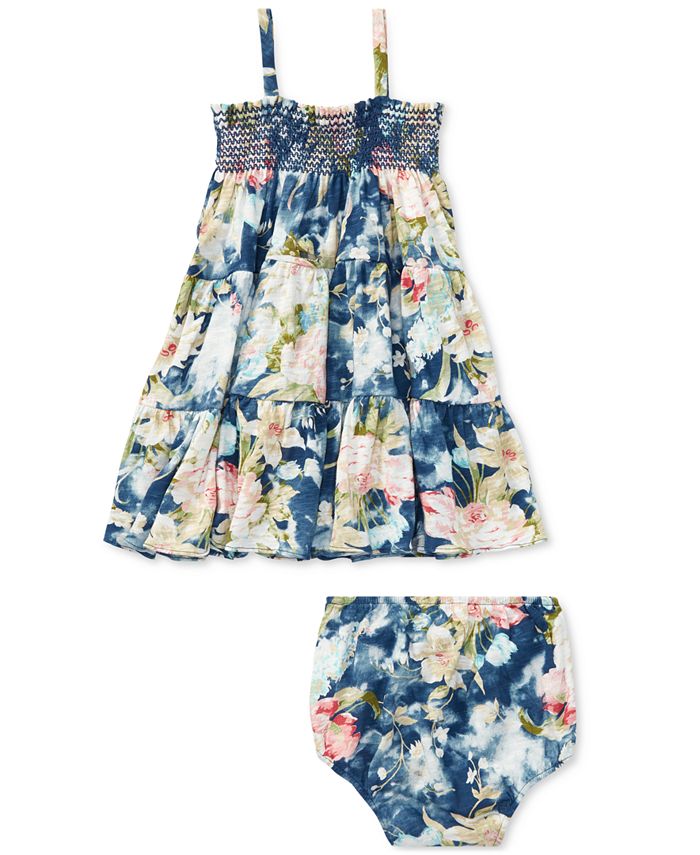 Polo Ralph Lauren Floral-Print Dress, Baby Girls - Macy's