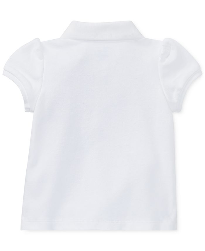 Polo Ralph Lauren Embroidered Cotton Polo, Baby Girls Macy's