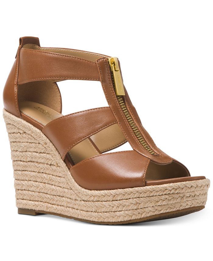 Michael Kors Damita Platform Wedge Sandals & Reviews - Sandals - Shoes -  Macy's