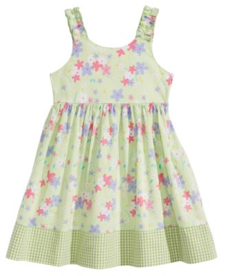 Blueberi Boulevard Floral-Print Cotton Sundress, Little Girls - Macy's