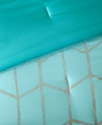 Raina Metallic 4-Pc. Comforter Set, Twin/Twin XL