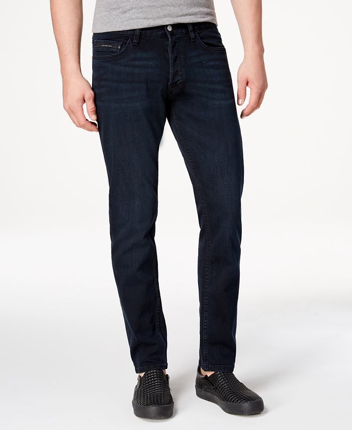 Calvin Klein Jeans Men's Slim Straight Fit Stretch Jeans - Macy's