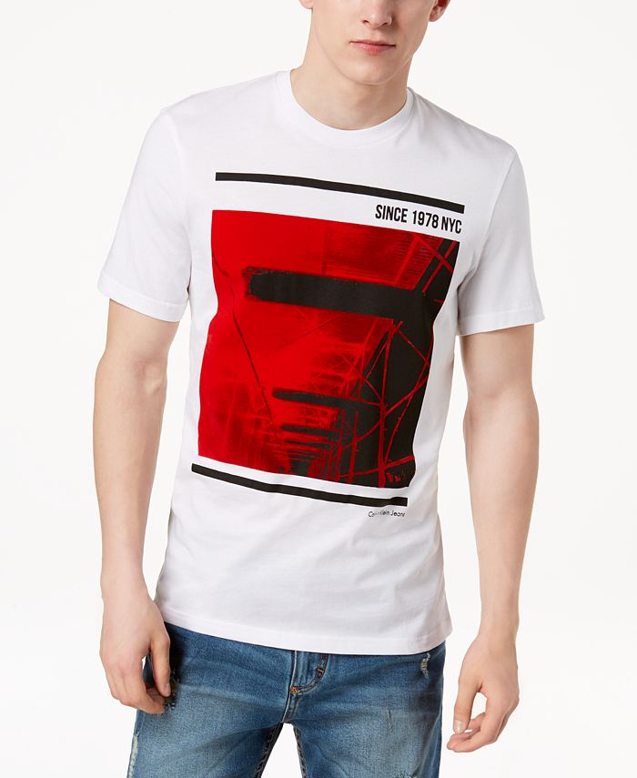 Calvin Klein Jeans Men's GraphicPrint TShirt Macy's