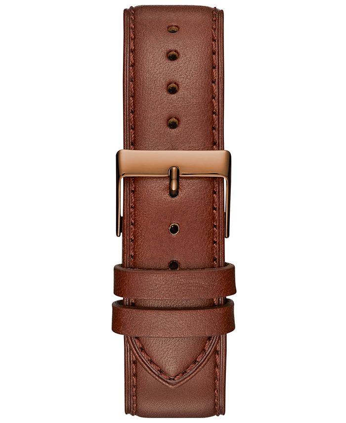 Bracelet De Montre Boucheron En Cuir Marron - Taille S, Référence BOU 006, Neuf Avec étiquettes