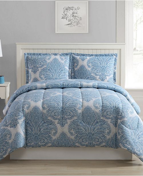 Medallions 3 Pc Reversible Comforter Sets Created For Macy S