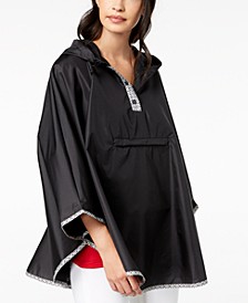 Women's Water-Repellent Pack-able Rain Poncho