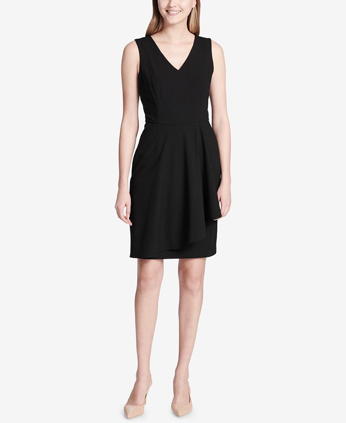 Calvin Klein RuffleDetail ALine Dress Macy's