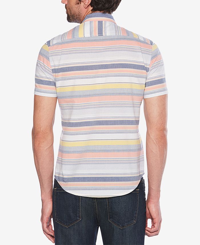 Centennial Original Penguin Men's Stripe-Print Slim-Fit Shirt - Macy's